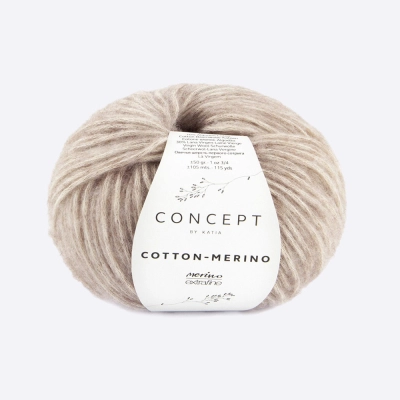 Пряжа Katia Cotton-Merino (139, Миндаль)