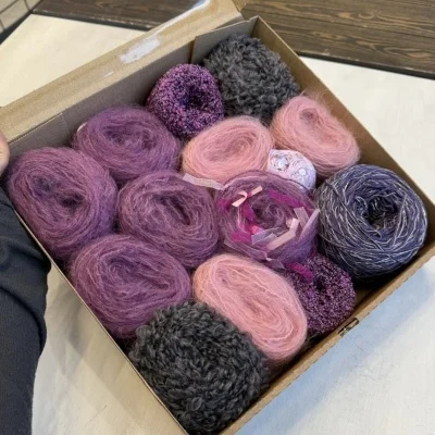 Набор на джемпер из коробочки Magic Box Italy (Шелковица)