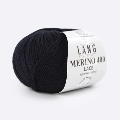 Пряжа Lang Yarns Merino 400 Lace (796.0025, Чернильный)