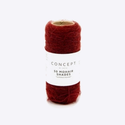 Пряжа Katia 50 Mohair Shades (1217.s45, Бордо)