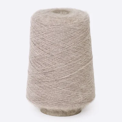 Бобина ангора 90 BELANGOR FRANCE (90% ангора, 10% ПА), 650 м. (Кофейная пенка, Coffee Milk)