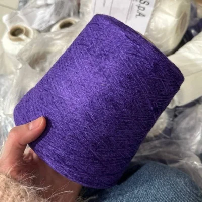 Бобина Louis Vuitton Stock Луи Виттон (Ciniglia 10000, Фиолет, 1000 м, 100% велюр)