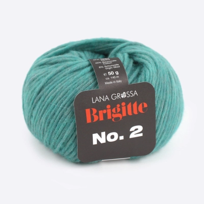 Пряжа Lana Grossa Brigitte No. 2 (027, Аквамарин)