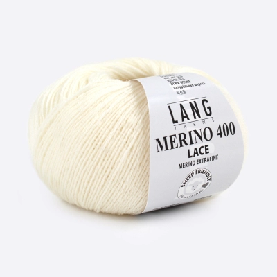 Пряжа Lang Yarns Merino 400 Lace (796.0094, Молоко)