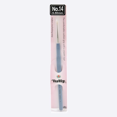 Крючок для вязания с ручкой "ETIMO", Tulip (0,5 мм, T13-14e)