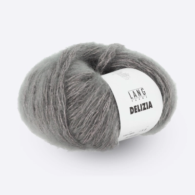 Пряжа Lang Delizia (1097.0005, Серый медиум)
