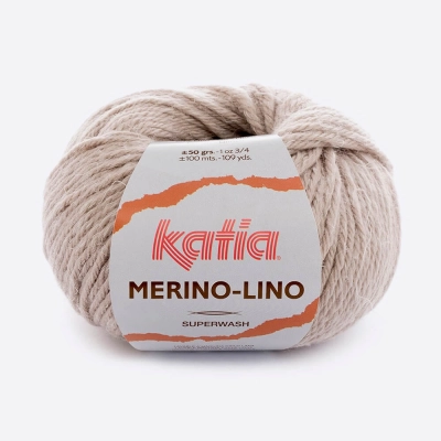 Пряжа Katia Merino-Lino (501, Песок) Пряжа Katia Merino-Lino (501, Песок)