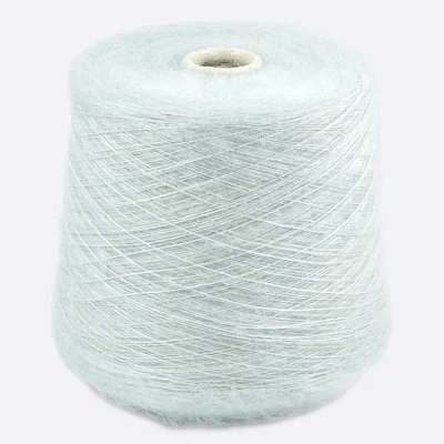 Бобина Star Kidsilk by WoolDom (70% кидмохер, 30% шелк), 850 м. (5057, Ais)