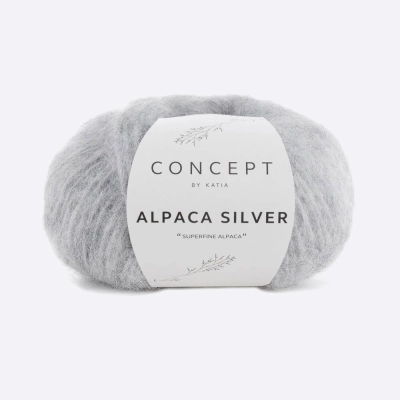 Пряжа Katia Alpaca Silver (1053.255, Пепельный Морис) Пряжа Katia Alpaca Silver (1053.255, Пепельный Морис)