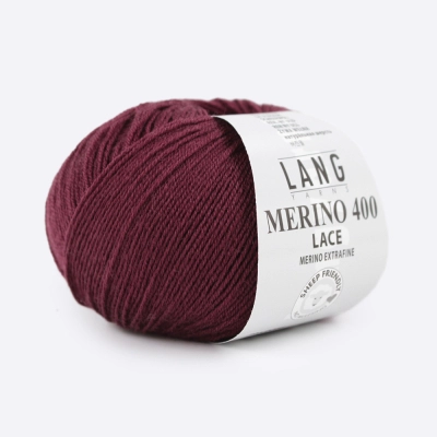 Пряжа Lang Yarns Merino 400 Lace (796.0066, Марсала)