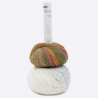 Пряжа Katia Knit Ensemble (1222.401, Джинсы в траве)