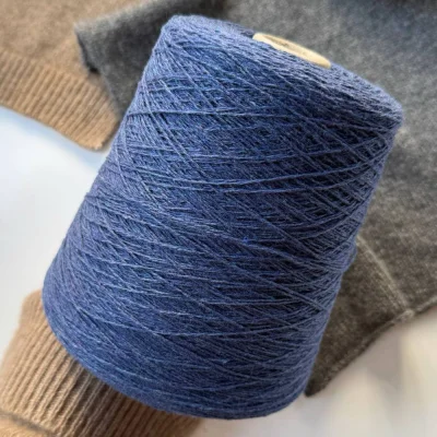 Бобина Coarshear by Loro Piana (100% кашемир), 550 м. (Soft Denim, Джинс)