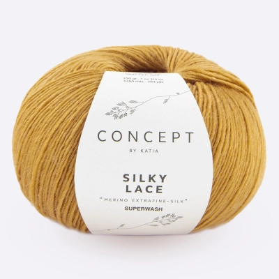 Пряжа Katia Silky Lace (183, Горчица)