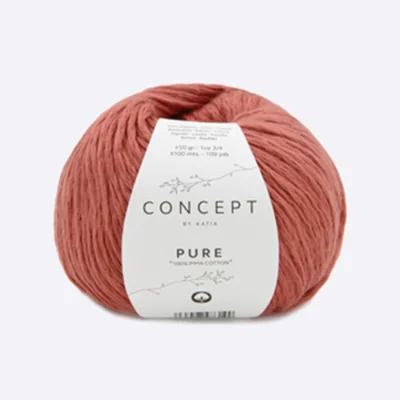 Пряжа Katia Pure (1236.73, Коралловый риф)