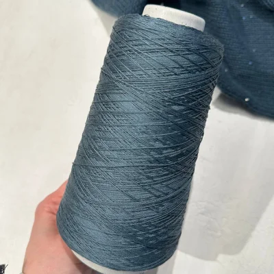 Бобина шелк Seta Shappe Lux Octopus (100% шелк), 1000 м. (1030, Голубая ель)