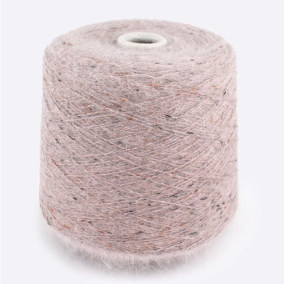 Бобина ангора, Angora Spiky Tweed, (80% ангора, 20% ПА) 100 гр, 450 м. (1758, Лилия в цвету)