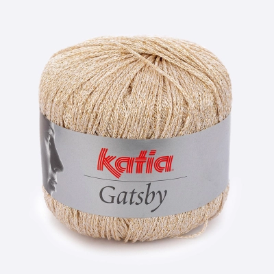 Пряжа Katia Gatsby (240.88504, Белое золото)
