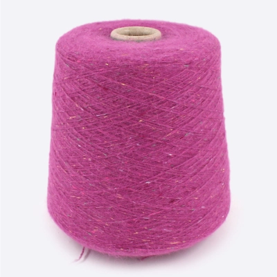 Бобина Rachele Tweed Filcom (45% кашемир, 45% ангора, 5% хлопок, 5% Па), 550 м. (435873, Violetto, Маджента)
