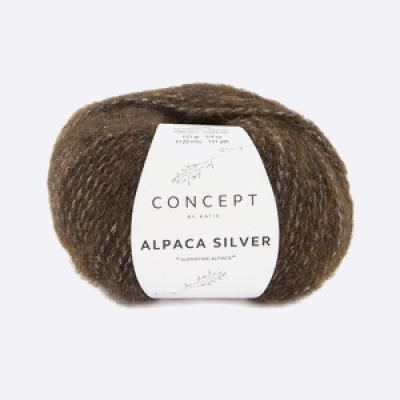 Пряжа Katia Alpaca Silver (1053.275, Ореховый кофе) Пряжа Katia Alpaca Silver (1053.275, Ореховый кофе)