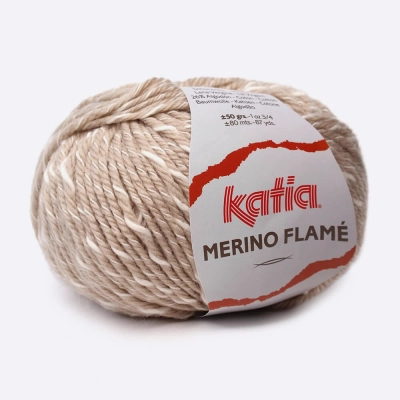 Пряжа Katia Merino Flame (101, Песок меланж) Пряжа Katia Merino Flame (101, Песок меланж)