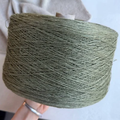 Бобина Servisi Seta ШЕЛКОВАЯ КОНОПЛЯ (100% конопля), 400 м (Сухая трава, 400 м., 00035)