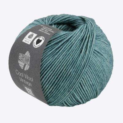 Пряжа Lana Grossa Cool Wool Vintage (64100, 7379 Тиффани)
