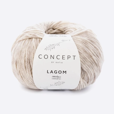 Пряжа Katia Lagom (1107.103, Светло-серый)