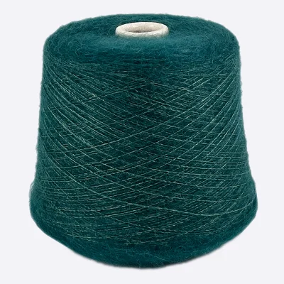 Бобина Star Kidsilk by WoolDom (70% кидмохер, 30% шелк), 850 м. (6737, Petrolio)