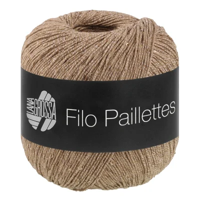 Пряжа Lana Grossa Filo Paillettes (17, Саванна)