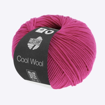 Пряжа Lana Grossa Cool Wool (04603, 537 Фуксия)