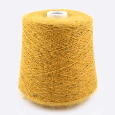 Бобина ангора, Angora Spiky Tweed, (80% ангора, 20% ПА) 100 гр, 450 м. (21578, Шафран твид)