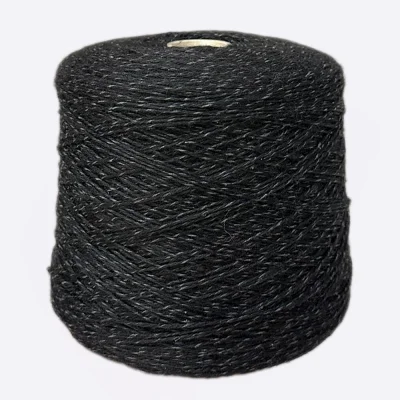 Бобина Louis Vuitton Stock Луи Виттон (Odette 30, Неро меланж, 260 м, 80% меринос, 20% шелк)