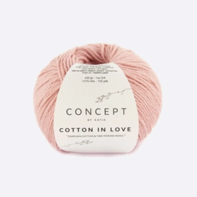 Пряжа Katia Cotton in Love (1249.52, Пудровый)