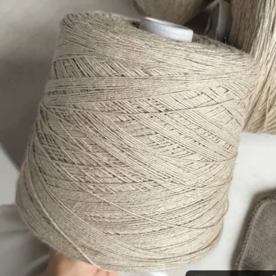 Бобина Cotolino (60% лен, 40% хлопок) 340 м. (6147, Льняной)