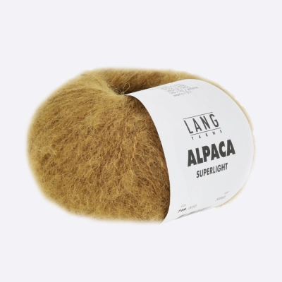 Пряжа Lang Yarns Alpaca Superlight (0050, Горчичное зерно)