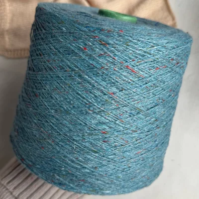 Бобина твид Monica Tweed (80% шелк, 20% кашемир), 550 м. (Aqua Marina, Яйца дрозда)