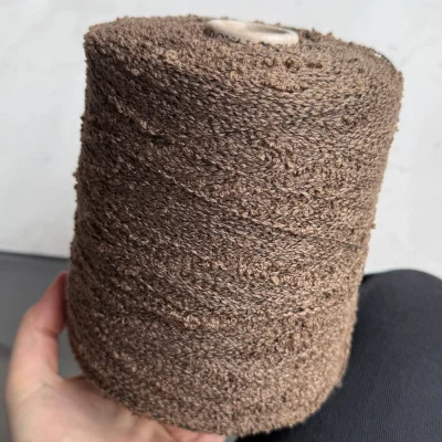 Бобина букле Wool Flam (93% меринос, 7% Па), 300 м. (4043, Тедди)