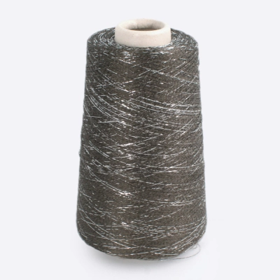 Бобина Shiny Shades (78% вискоза, 12% люрекс, 10% Па), 1600 м. (409, Хвойный лес)