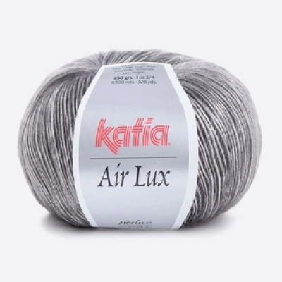 Пряжа Katia Air Lux (833.69, Серебряный камень)