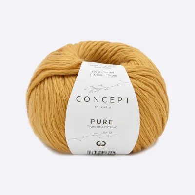 Пряжа Katia Pure (1236.74, Куркума)