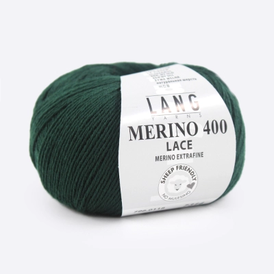 Пряжа Lang Yarns Merino 400 Lace (796.0118, Изумруд)