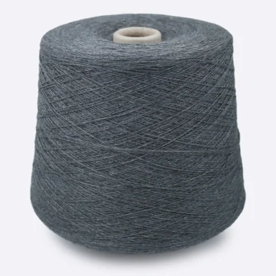 Бобина Academy NEW by Loro Piana (50% кашемир, 50% шелк), 1400 м. (R7 Medgrey Mel, Серый меланж)