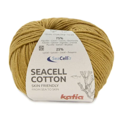Пряжа Katia Seacell-Cotton (1178.119, Горчица)