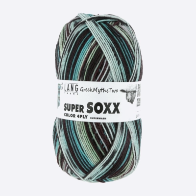 Пряжа Lang Yarns Super Soxx Color 4-Fach (901.0394, Мятный шоколад)