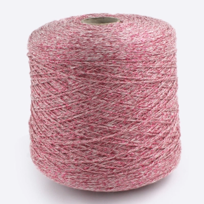 Бобина GIZA (80% хлопок, 20% люрекс), 360 м. (34179, Сливочная фуксия) Бобина GIZA (80% хлопок, 20% люрекс), 360 м. (34179, Сливочная фуксия)