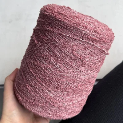 Бобина букле Wool Flam (93% меринос, 7% Па), 300 м. (8112, Античная роза)
