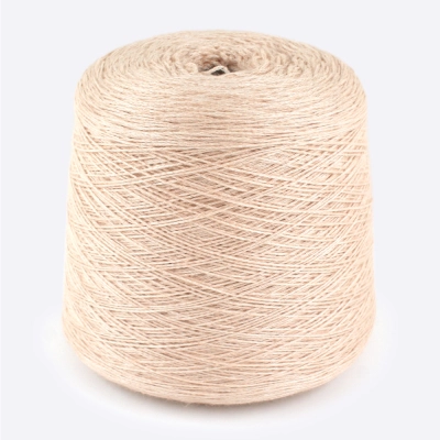 Бобина SILK BABY (52% шелк, 37% кидмохер, 11% нейлон), 450 м. (9078, Кремовая пудра)