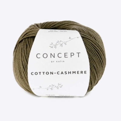 Пряжа Katia Cotton-Cashmere (949.71, Хаки)