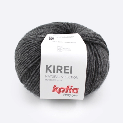 Пряжа Katia Kirei (1262.5, Графитовый меланж)