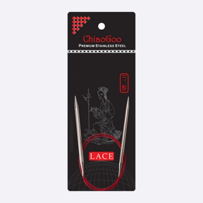 Спицы Chiaogoo круговые металлические Red Lace (7016-000, 1,5 мм, 40 см)